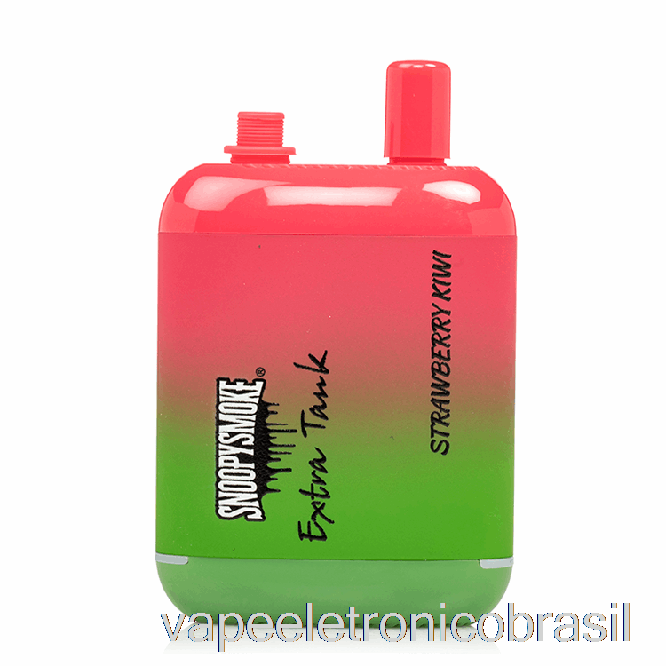 Vape Recarregável Snoopy Smoke Extra Tank 2 15000 Descartável Morango Kiwi